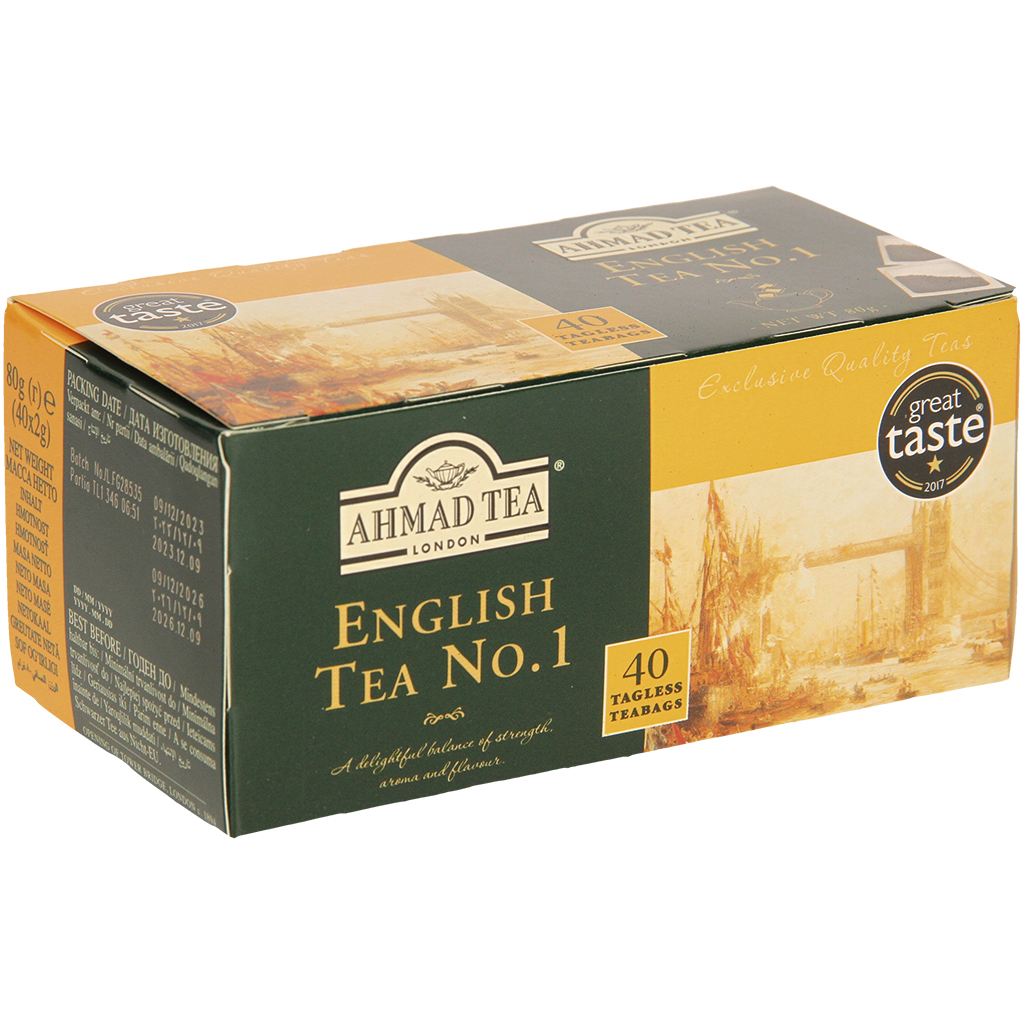 Engelse Thee No.1 "AHMAD TEA" 40Btl.