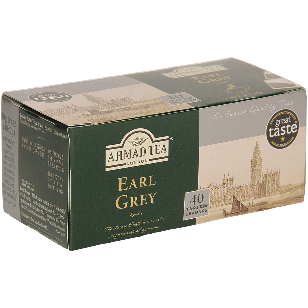 Zwarte thee "Earl Grey", gearomatiseerd - Bergamot 40Btl.x2g