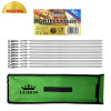 Grillspiesen met tas, set van 10, 500×10×1,5mm