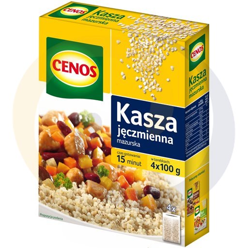 "Cenos" Gerstegrutten Mazurska in kookzakjes 4x100 g
