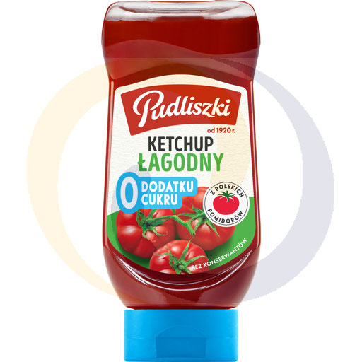 "Pudliszki" Ketchup zonder toegevoegde suikers 440 g