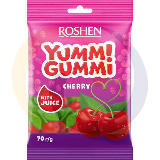 Вкусные желейки вишневые 70г Рошен
