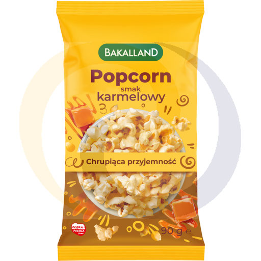 Карамельный попкорн 90г/24шт Bakalland