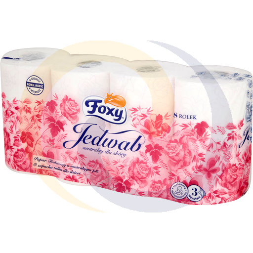 Foxy Zijde Toiletpapier 8 Rollen
