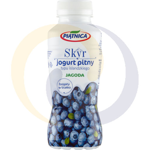 SKYR drinkyoghurt met bosbessen 350g/12 stuks OSM Piątnica