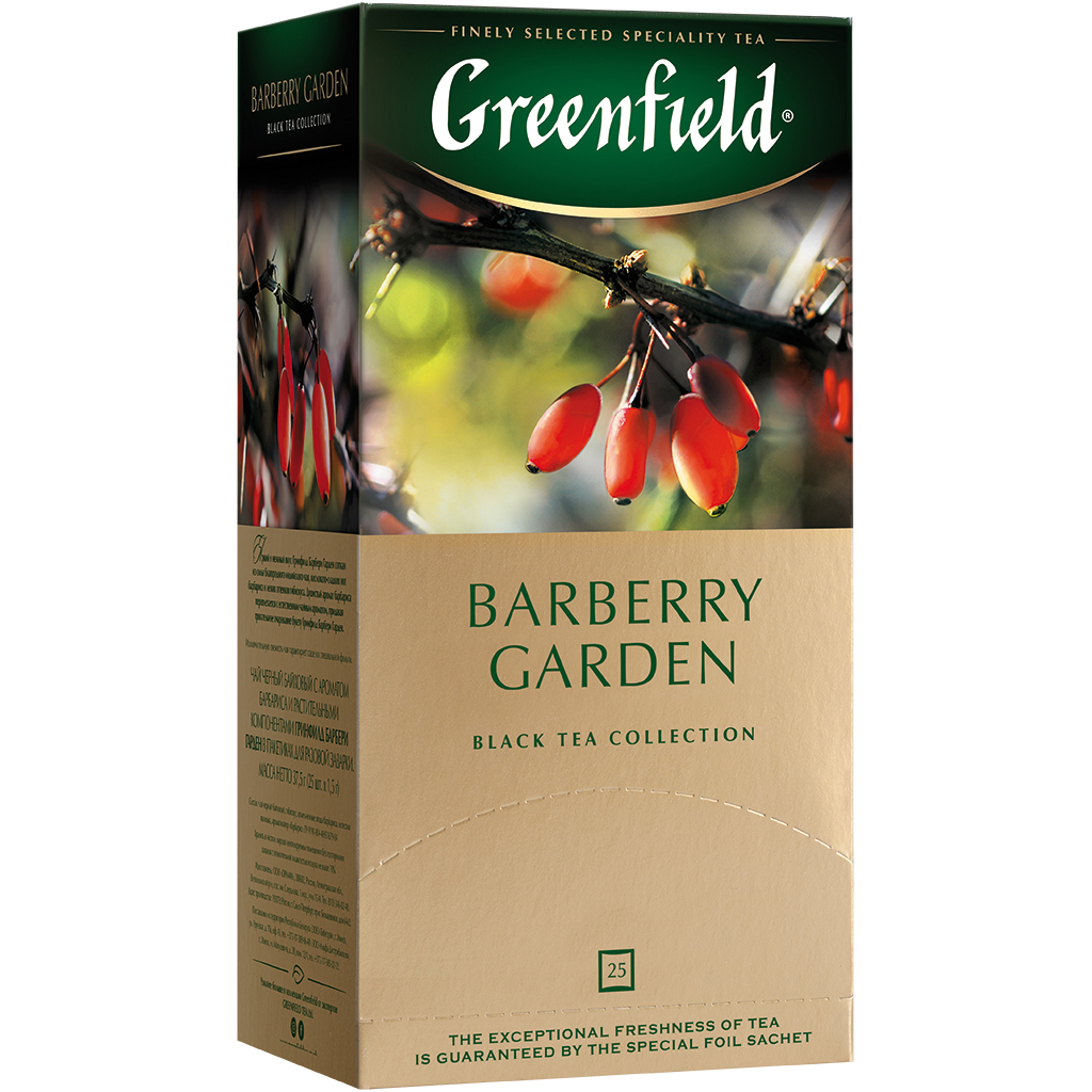 Zwarte thee "Greenfield Barberry Garden"