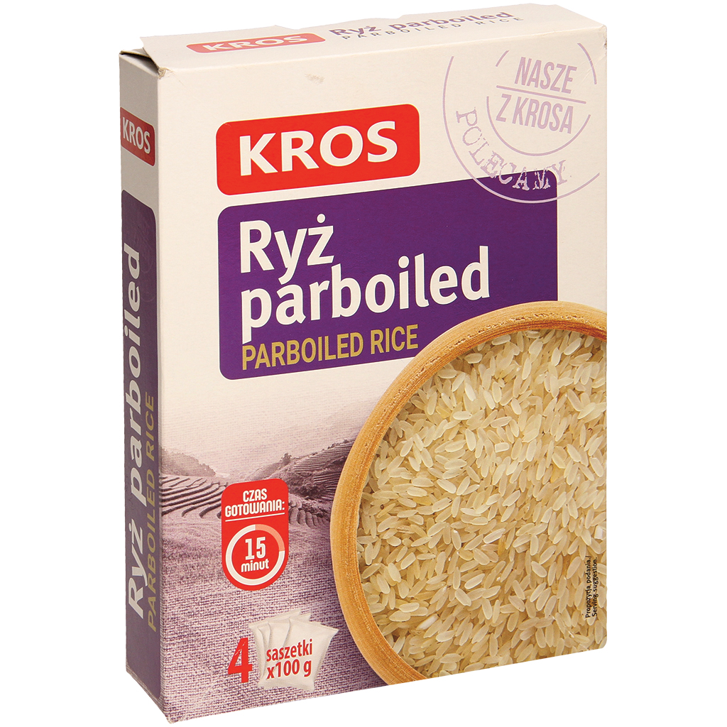 Kros "Ryz Parboiled" Parboiled Rijst in Kookzakken