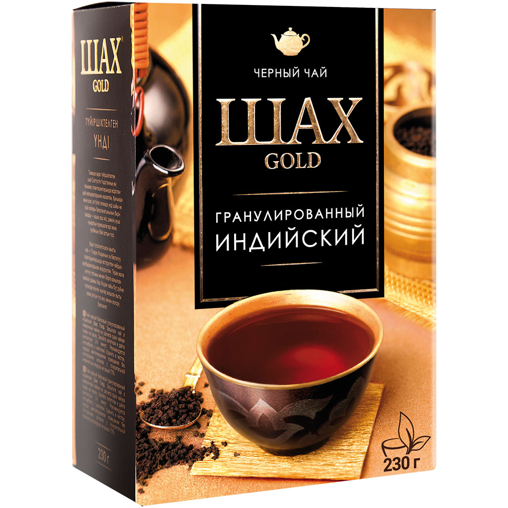 Zwarte Indiase thee "Shah Gold", gegranuleerd
