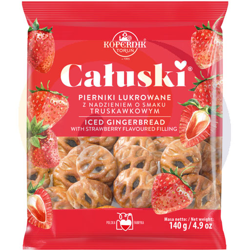 Gingerbread van boven aardbeien Całuski 140g/14p Kopernik
