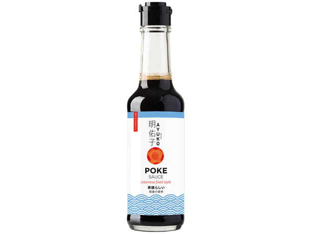 Würzsauce "Poke" voor een visgerecht uit Hawaï