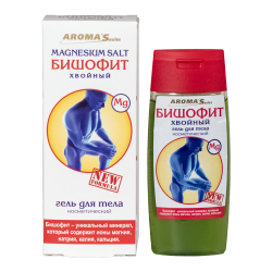 БИШОФИТ гель для тела Хвойный AROMA'Saules, 100 мл
