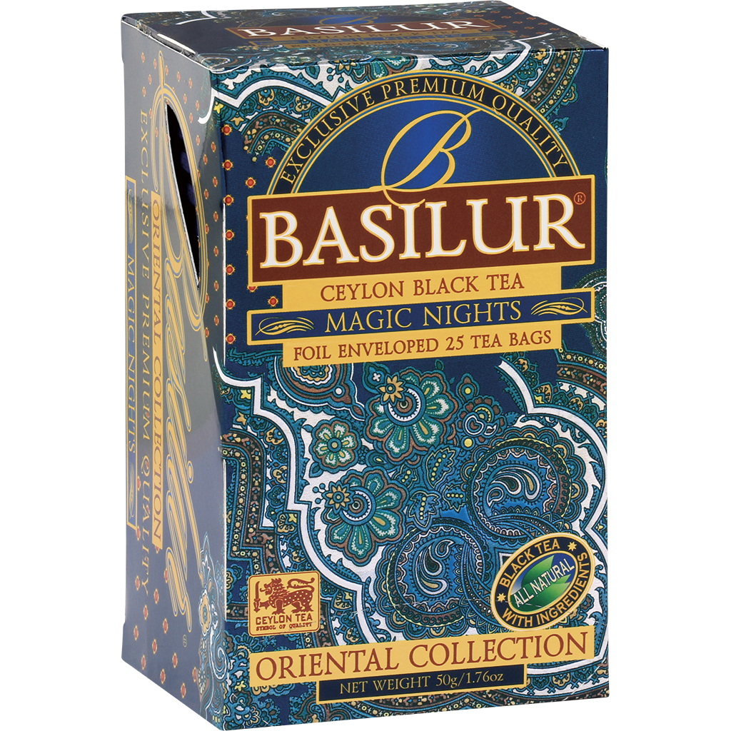 "Basilur Magic Nights" Zwarte ceylonthee