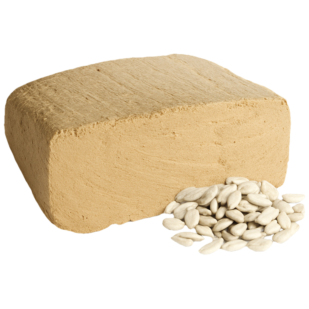 Halva van zonnebloempitten met vanillesmaak