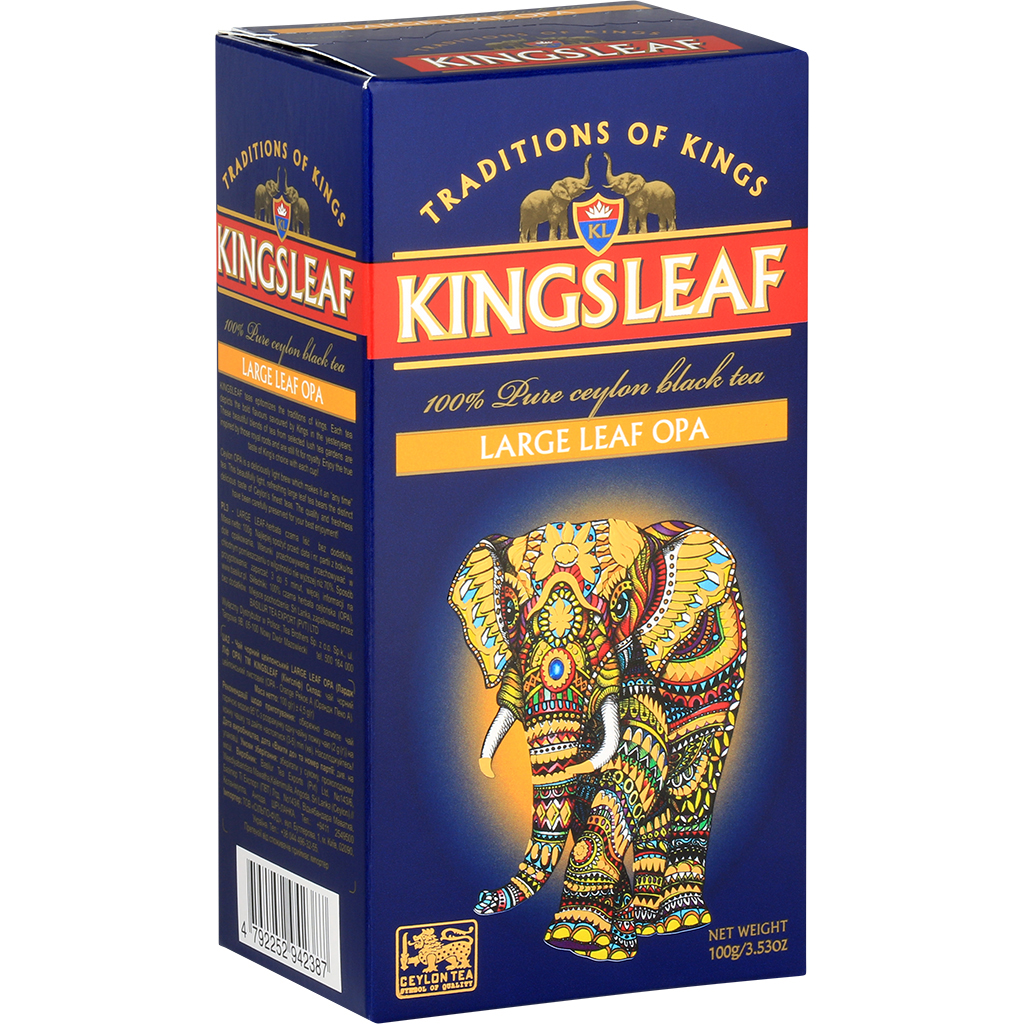 "Kingsleaf Large Leaf OPA" Zwarte ceylonthee.