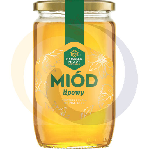 Lindenhoning 1,0 kg/6 stuks Mazurskie Miody