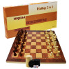 Bordspel 3 in 1 "Schaak, Backgammon, Dam" 45 x 45 cm