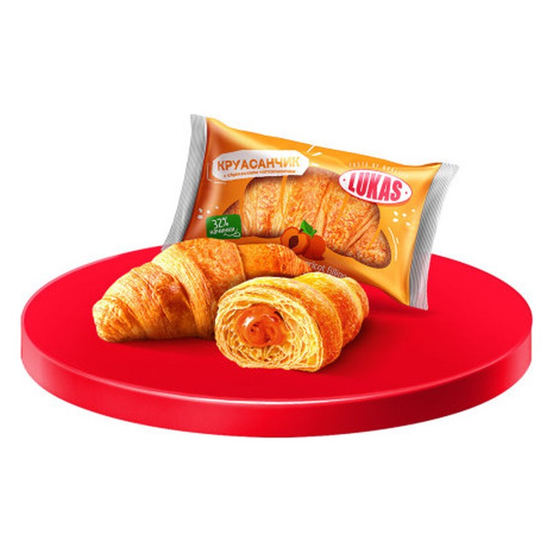 LUKAS croissant abrikoos 45g