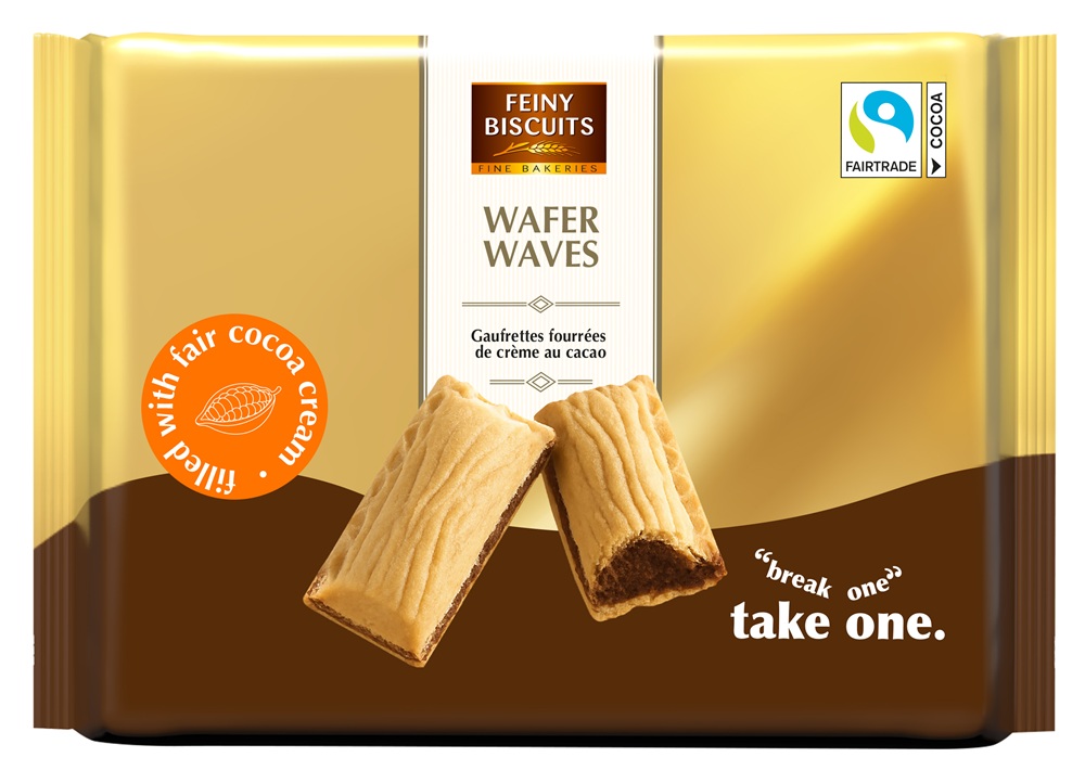 Wafels met cacaocrèmevulling 88%