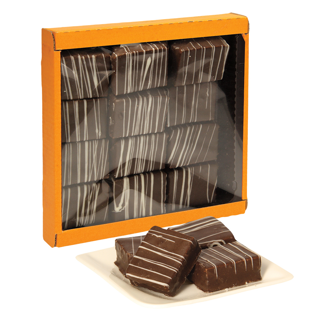 "DELICATESSEN" Gebak met speculaassmaak met fruitvulling met