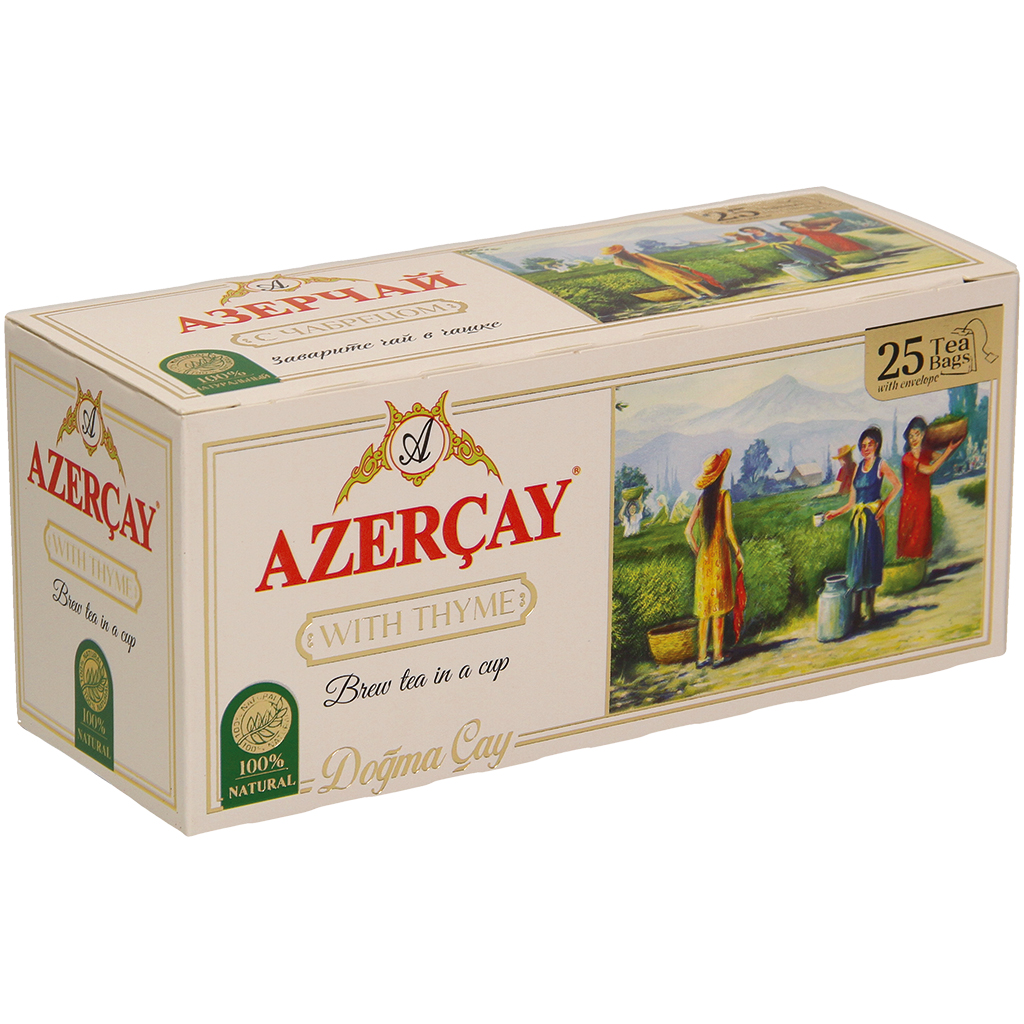 Azercay - Geparfumeerde zwarte thee met tijm TB