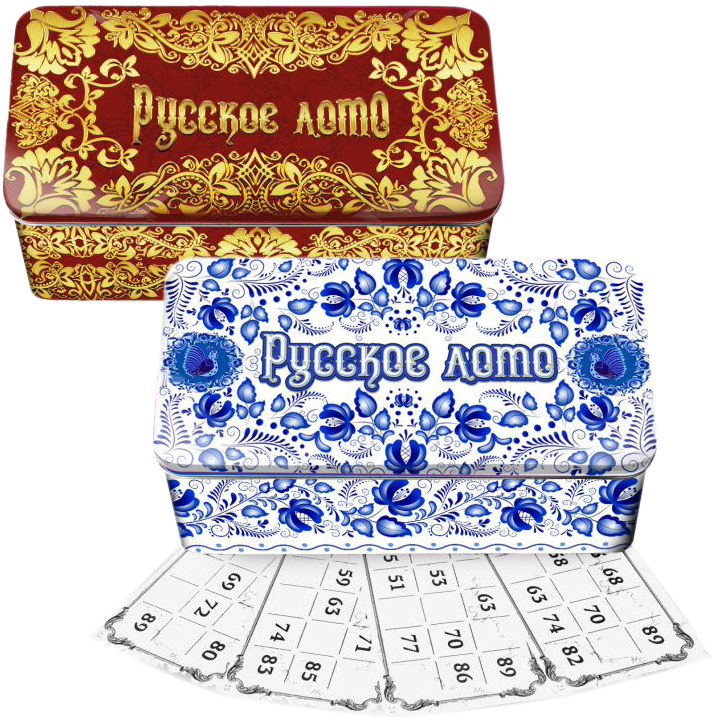 Tafelspeel "Russkoe Loto" / Metaal