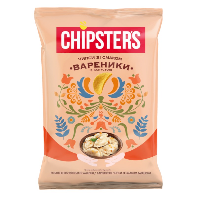 CHIPSTERS Aardappelchips dumplings met kool smaak