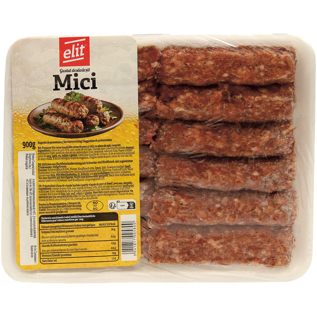 Мичи - румынские колбаски из мяса свинины и говядины, с доба