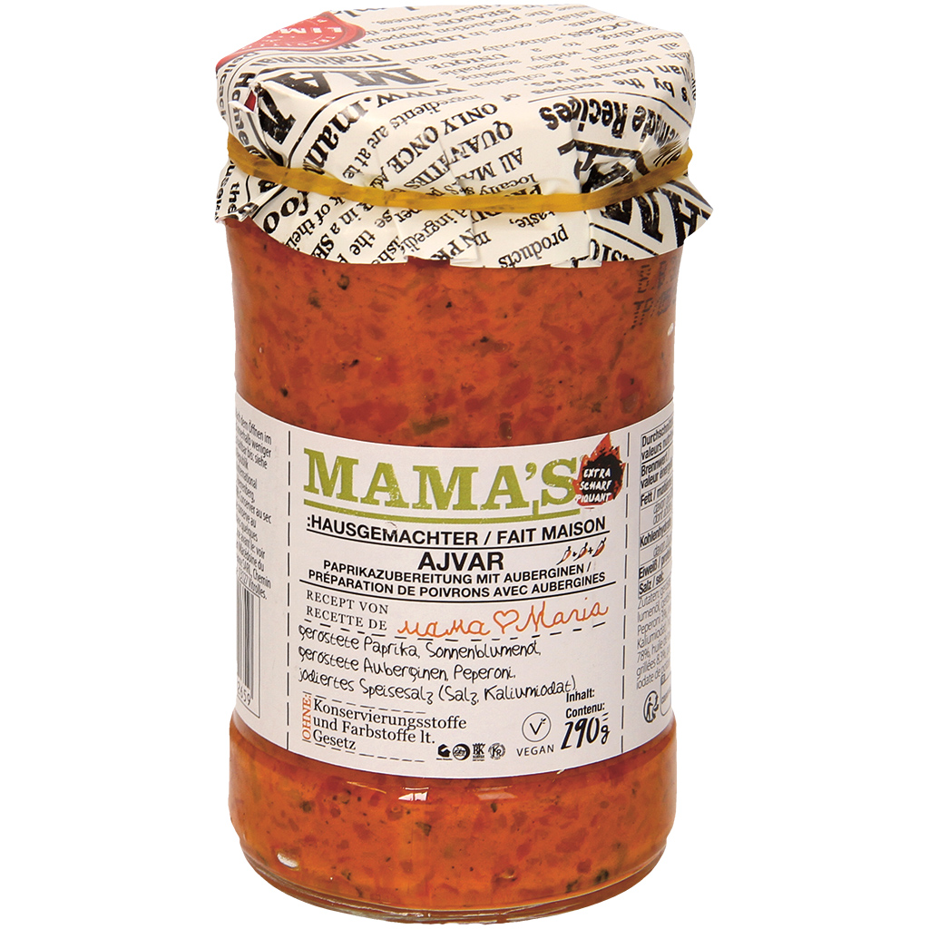 Paprikabereiding met aubergines "Ajvar" extra heet