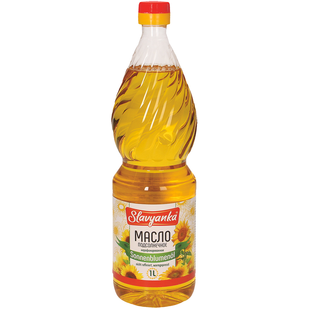 Масло подсолнечное нерафинированное, горячего отжима