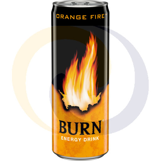 Energiedrank Burn Oranje blik 0.25l/12st DRS Coca-Cola