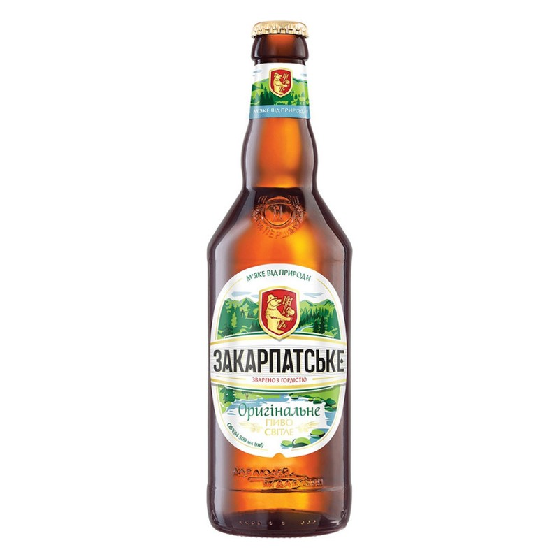 ZAKARPATSKE Original bier 4.4% 0,5l