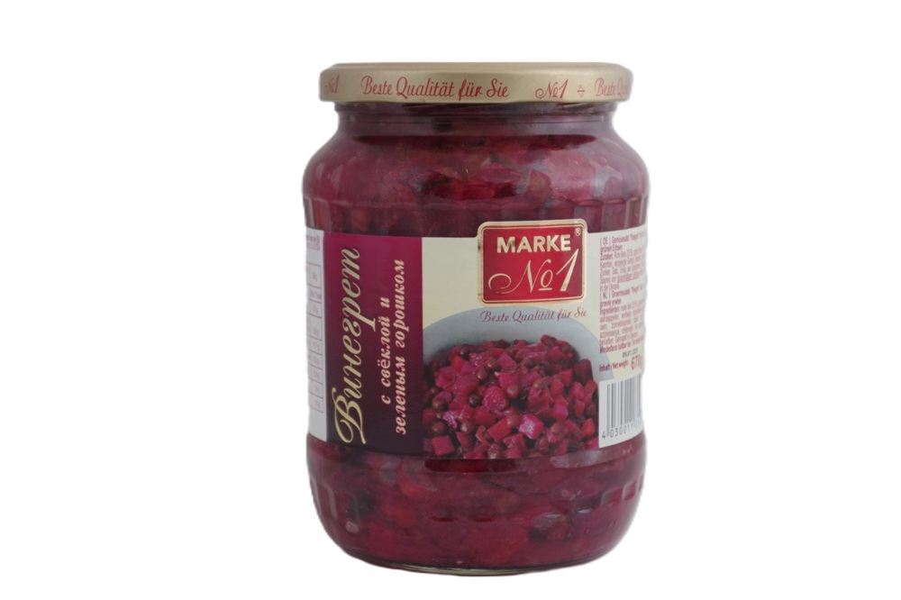 "Marke Nr.1" Vinegret met rode biet en erwten 670 g