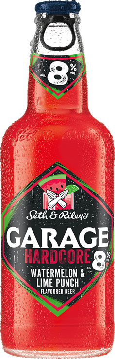 GARAGE Hardcore Watermelon en Lime punch 8% 0,4l