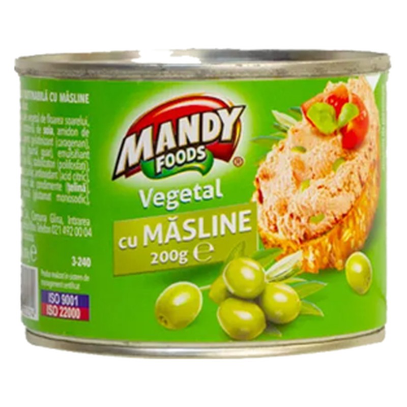 MANDY FOODS plantaardige olijven