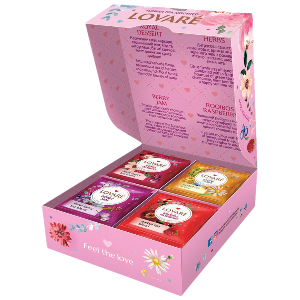 LOVARE bloemen thee assortiment