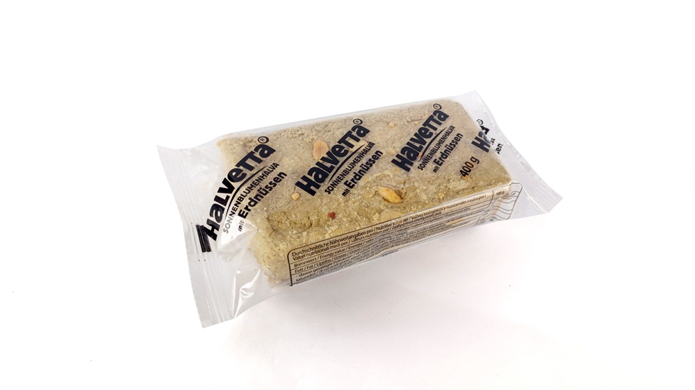 HALVETTA Zonnebloemhalva met Pinda's