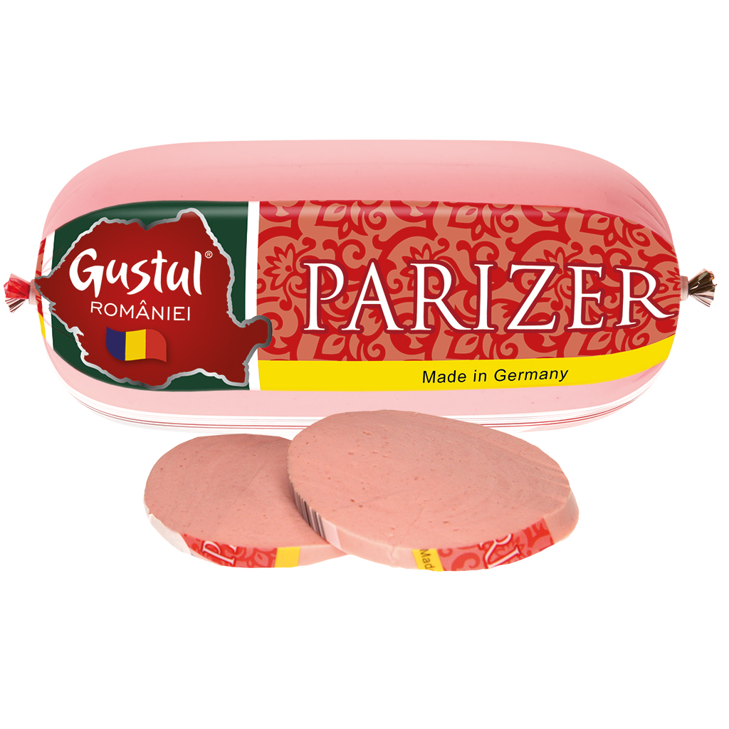Vleesworst "Parizer" eenvoudig naar Roemeense stijl