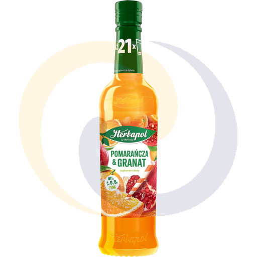 Herbapol Sinaasappel Granaatappel Havermout Syrup 420ml/8 st
