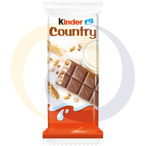Киндер Кантри Молочный Шоколад с Молочной Начинкой и Злаками 23.5 г