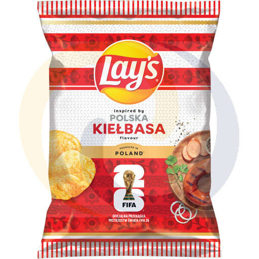 Lays Chips Poolse worst 130g/10 stuks Frito Lay