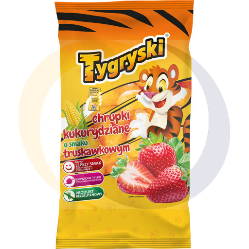 Кукурузные чипсы со вкусом клубники 70 г TBM