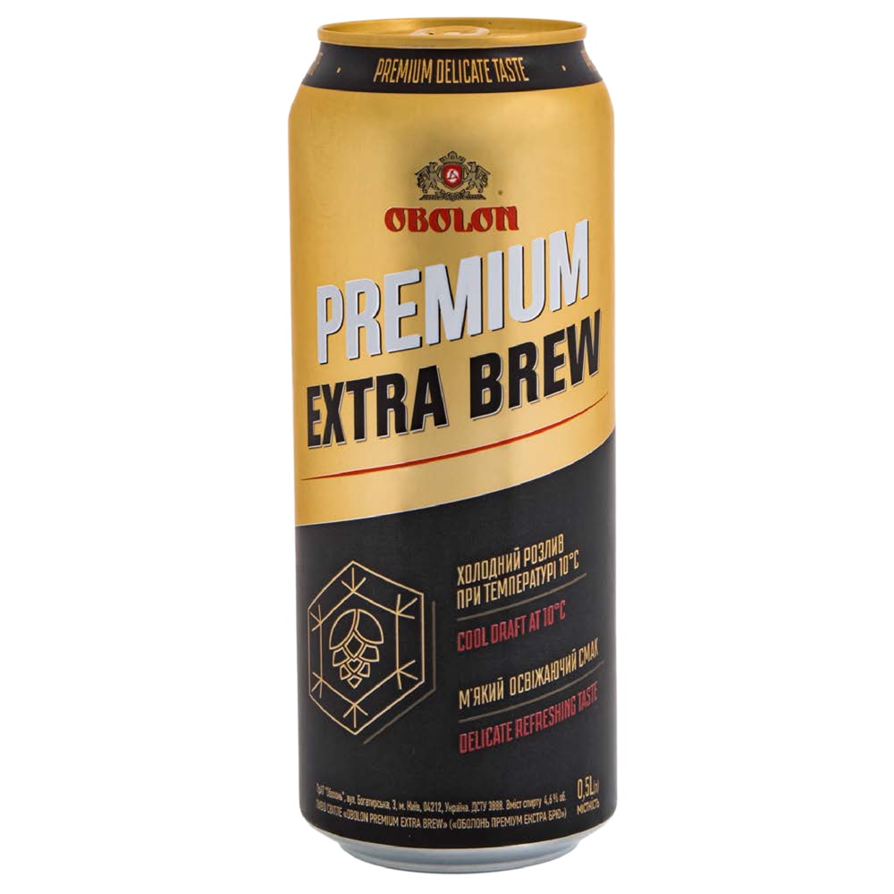 Obolon Premium Extra Brew Schankbier 4,6 % vol.