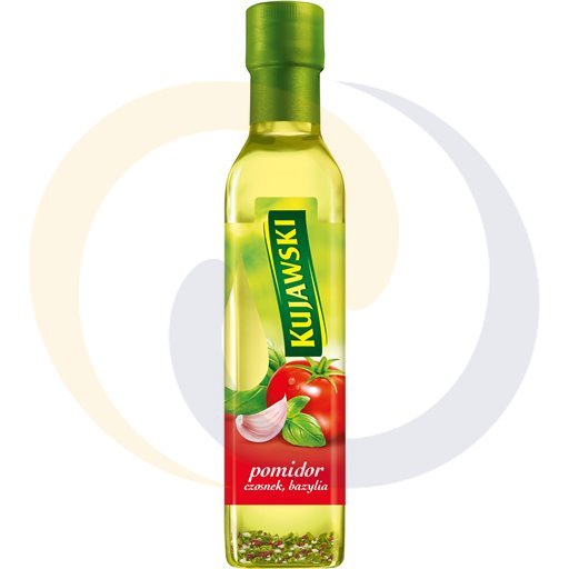 "Kujawski" Olijfolie extra vierge met tomaat, knoflook en basilicum 250 g