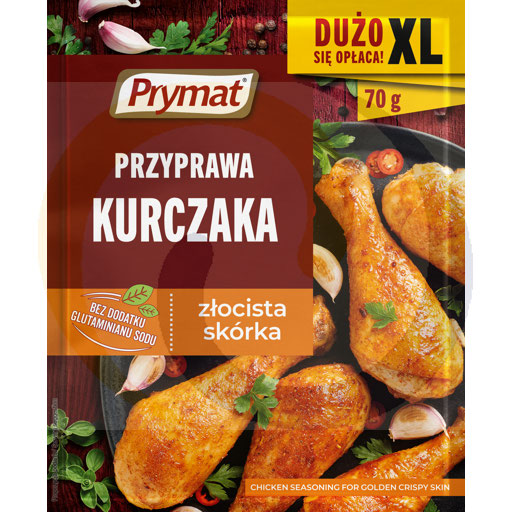 Приправа Prymat для курицы и птицы для золотистой хрустящей