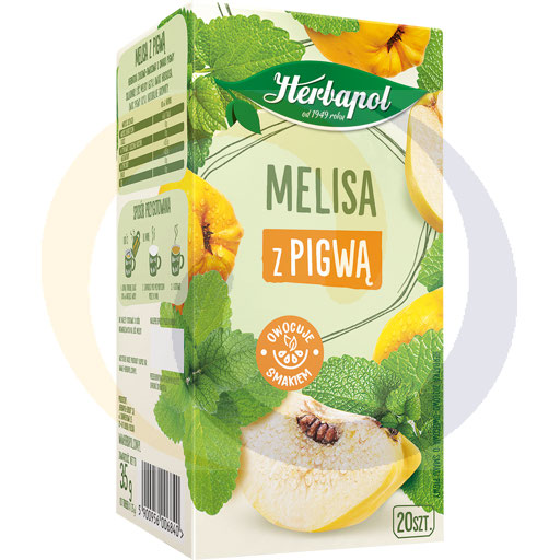 Herbapol Citroenmelisse met Kweepeer Kruidenfruitthee 35 g (
