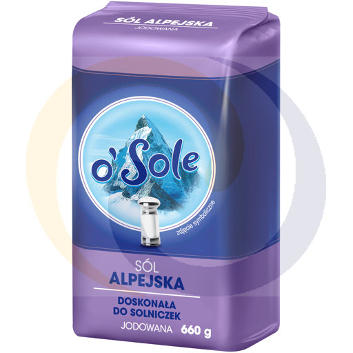 Alpengesteente zout 660g/12 stuks. Cenos