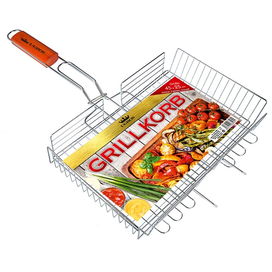 Grillmand, 45 x 25 x 59 cm, hoogte 6 cm