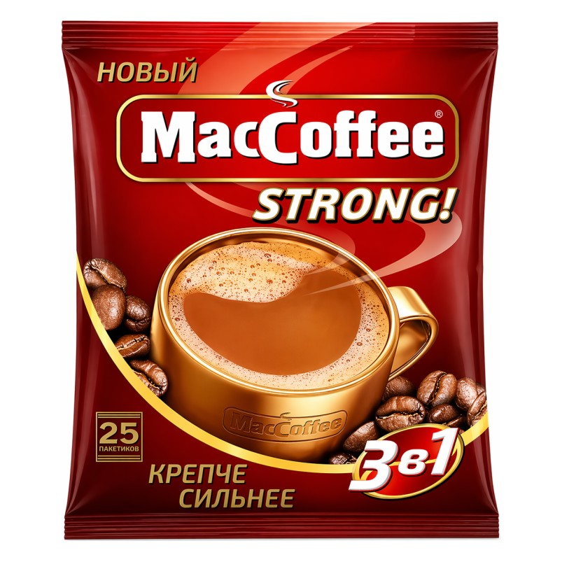 MACCOFFEE Strong 3 in 1 400g
