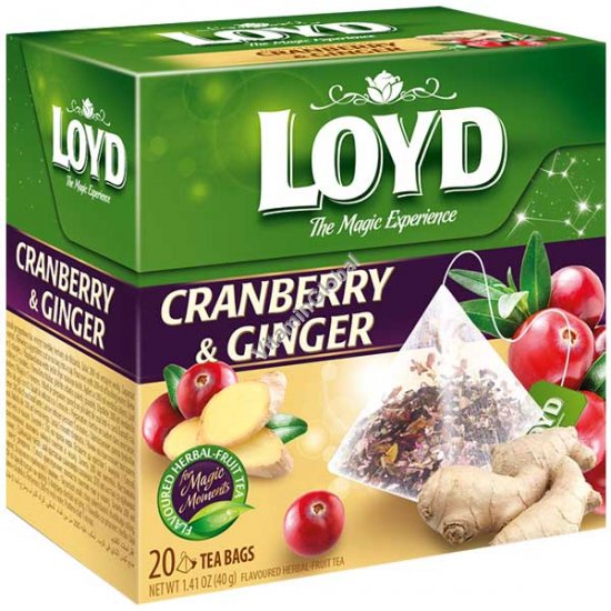 Loyd thee cranberry en gember
