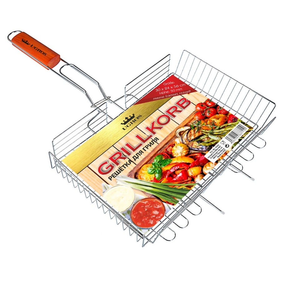 Grillmand, 30 x 24 x 56 cm, hoogte 5 cm